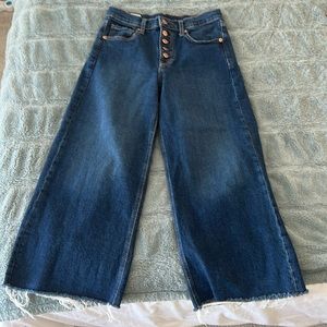 Gap Medium Wash High Rise Stride Ankle Jeans with Washwell Size 27P